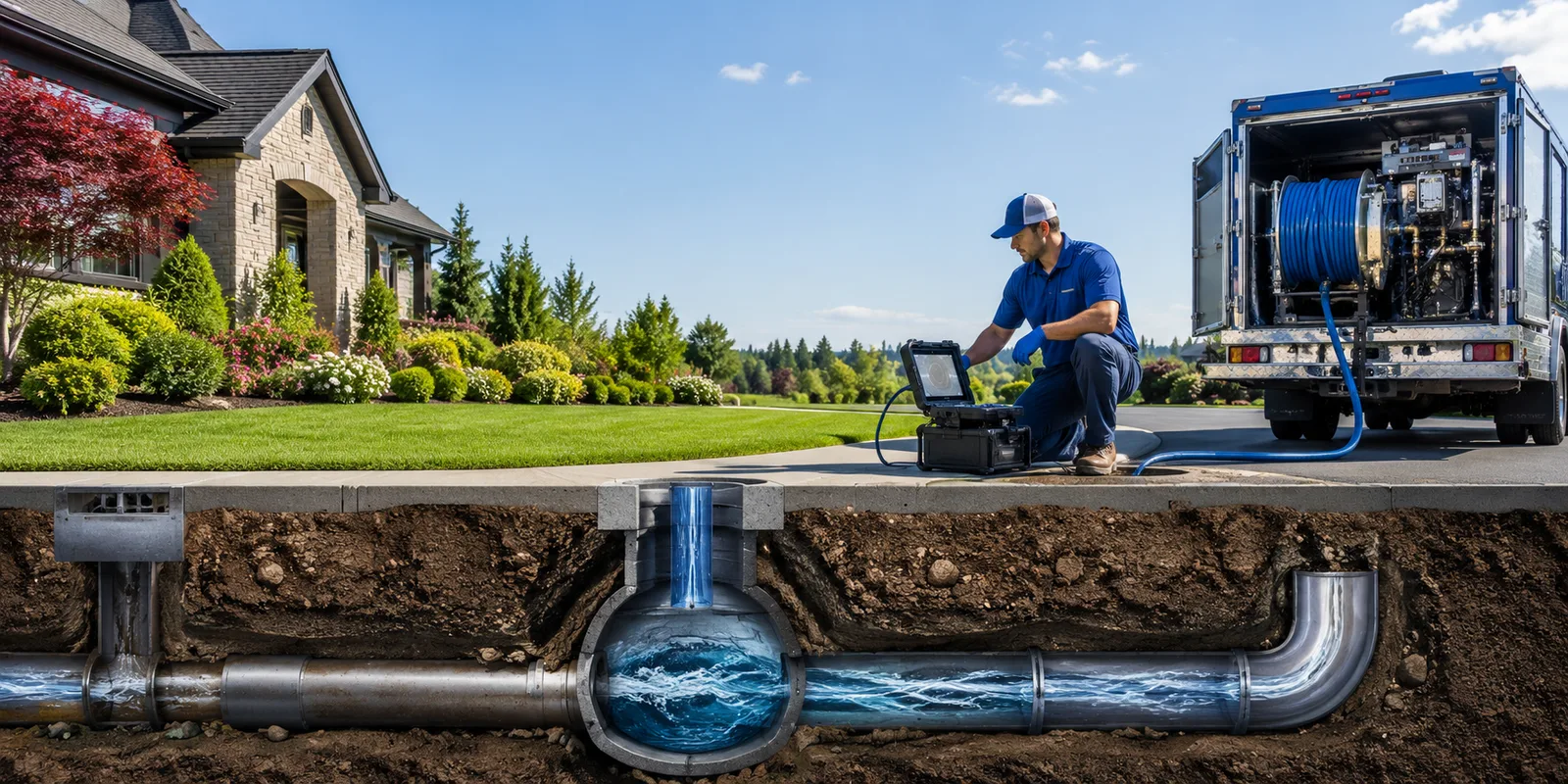 Drainage restoration information for Marlton, NJ